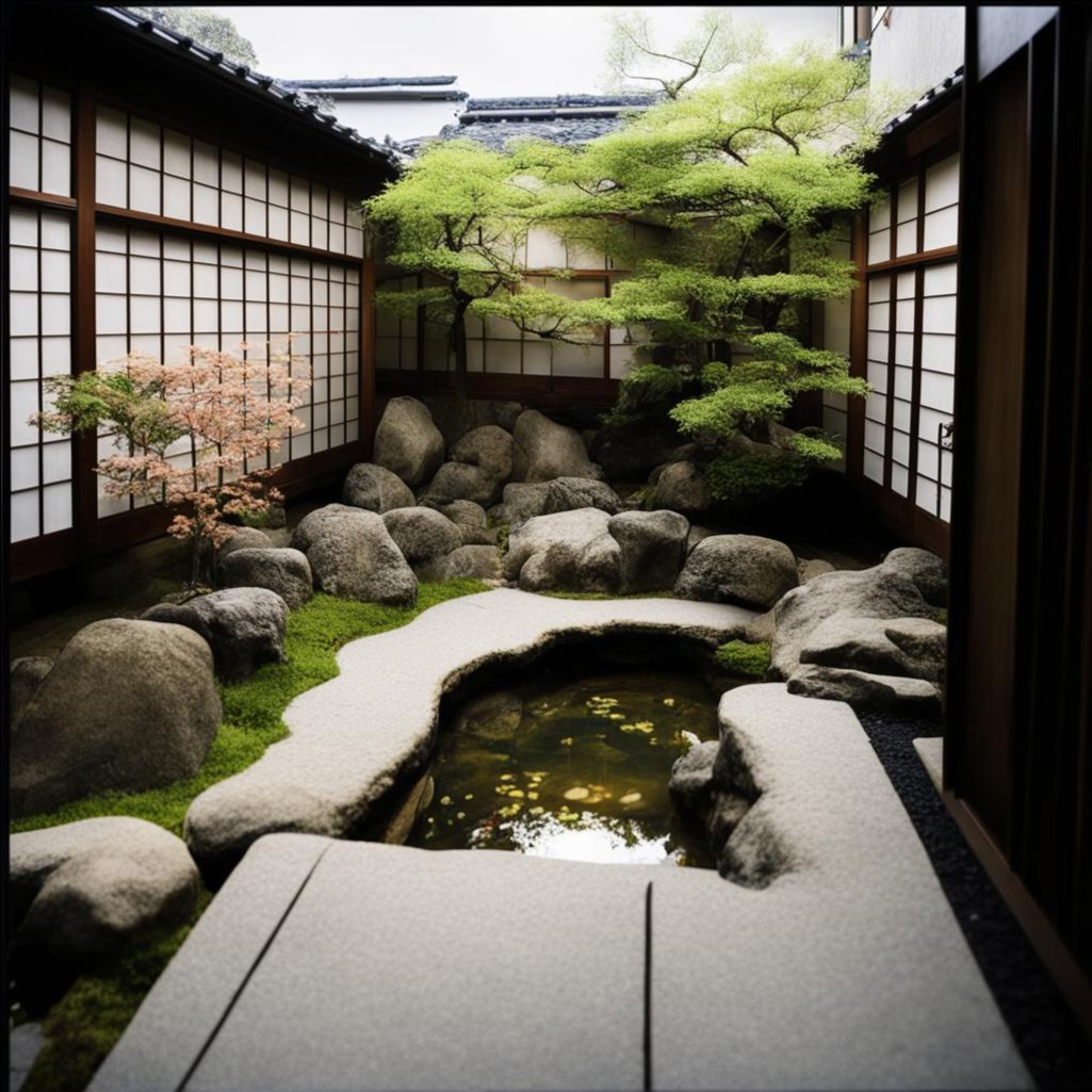 Цубо маленький японский сад
